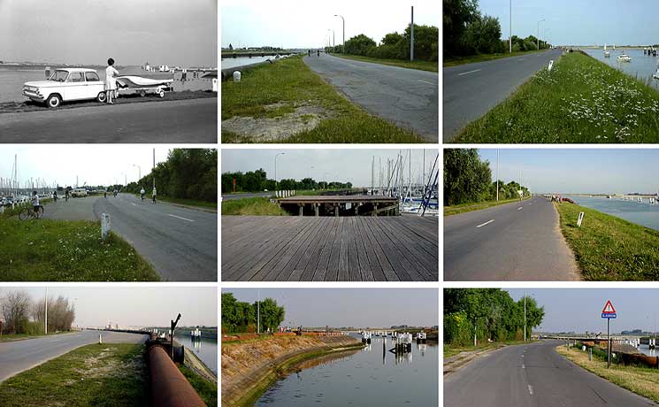 collage oude weg aan de jachthaven K.Y.C.N